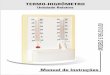 Umidade Relativa -  · PDF fileMANUAL DE INSTRUÇÕES: Termo-higrômetro 02 Termo-higrômetro com dois termômetros de escala externa, bulbo seco e úmido. Para