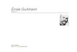 Émile Durkheim - Sociobox · (1893) Da divisão do trabalho social, (1895) As regras do método sociológico (1897) O suicídio, (1912) Formas elementares da vida religiosa