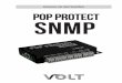 Manual POP PROTECT - volt.ind.brvolt.ind.br/manuais/popprotect.pdf · • Protocolos SNMP para monitoração; • Tensão de alimentação automática 12 a 48Vdc; • Informação