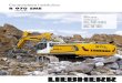 Escavadeira hidráulica - liebherr.com · Escavadeira hidráulica R 970 SME Motor: 320 kW / 435 HP Estágio IIIA / Tier 3 Peso operacional: Retro: 78.500 – 80.300 kg Shovel: 79.100