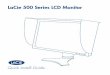LaCie 500 Series LCD Monitor · Ao calibrar o monitor, abra a pala para poder prender o calibrador. ... När skärmen ska kalibreras fäller du helt enkelt ut kroken och sätter fast