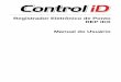 Registrador Eletrônico de Ponto REP iDX Manual do Usuário · Control iD – REP iDX – Manual do Usuário Esse manual é fornecido da forma como está e as informações nele contidas