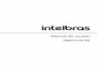 Manual do usuário - intelbras.com.br · Digiprox SA 202 Controlador de acesso Parabéns, você acaba de adquirir um produto com a qualidade e segurança Intelbras