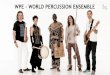 WPE - WORLD PERCUSSION ENSEMBLE - Casa de Fulô€¦EXPLOSÃO DE SONS DOS 4 CONTINENTES WPE é uma fantásticaWorld Band, com músicos de quatro continentes, em um show vibrante e