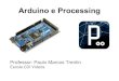 Arduino e Processing - Paulo Trentin · desenvolvimento de projetos gráficos e interativos ... rect(150, 30, 100, 60); // Cria botão para ir para ... Código fonte do Arduino para