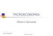 MICROECONOMIA · A microeconomia moderna lida com a oferta, demanda e o equilíbrio do mercado . Professora Silmara 3 Mercado ... 2/21/2013 4:05:21 PM 
