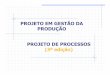PROJETO EM GESTÃO DA PRODUÇÃO PROJETO …cra-ma.org.br/ead/phocadownload/materiaisadmdaproduo/Mat 03... · Projeto de Processos O processo de conceber soluções funcionais para