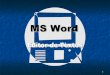 MS Word - Início — UNIVASF Universidade Federal do …ricardo.aramos/disciplinas... · 2010-05-20 · Permitem alternar entre os vários modos de exibição em tela. Controles