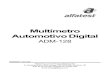 Mult­metro Automotivo Digital - .3 Multimetro Automotivo Digital Mult­metro Automotivo ADM 128
