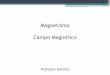 Magnetismo Campo Magnético · Imã artificial: é um corpo de material ferromagnético que é submetido à um intenso campo magnético; por fricção com um ímã natural ou pela
