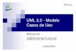 UML 2.0 - Modelo Casos de Uso - SPIN - Software …¡rcia Ito MindTechnology Casos de Uso São funcionalidades que o sistema realiza e que fornece um benefício a um ator específico