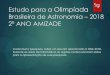 Estudo para a Olimpíada Brasileira de Astronomia 2018 …colsantamaria.com.br/site/wp-content/uploads/2018/05/2A_trabalho... · MARTE Planeta Vermelho – Deus da Guerra JÚPITER