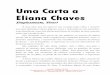 Uma Carta a Eliana Chaves - Revista Pandora Brasilrevistapandorabrasil.com/revista_pandora/87_eliana/Revista Pandora... · Uma Carta a Eliana Chaves ... não somos preparados para