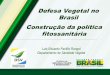 DefesaVegetal no Brasil Construçãoda política · AREAS PROTEGIDAS PELA LEGISLAÇÃO 548,0 64,4 Unidades de Conservação - UC ( EMBRAPA ) ... definição de estratégias de manejo