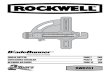 rW9261 - Rockwell Tools · Esta cortadora de círculos se utiliza para cortar círculos ... apague la sierra, extraiga la placa de madera y la pieza de ... con adhesivo o cinta con