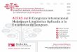 ACTAS del II Congreso Internacional Nebrija en .El aprendizaje de la lengua de signos en educaci³n