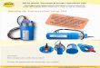 Bomba de Submersível Série YM - Energia Solar · manual disponível em todos os momentos para uso durante a ... Use 150 PSI mínimo cerca de 10 bars de pressão de trabalho em 1/2"