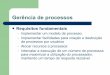 Gerência de processos - IFSCmsobral/SOP/slides/aula3.pdf · Diagrama de fila. Gerência de processos Escalonamento ... FIFO (First In First Out) ou FCFS (First Come First Served)