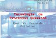 Processos Químicos IndustriaisQuímicos... · PPT file · Web viewAdicionalmente, informações importantes tais como a pressão das correntes, tamanhos de equipamentos e principais