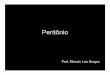 Peritônio - ufjf.br´nio.pdf · Peritônio Conceito: é uma membrana serosa de parede dupla que forra a parede abdominal (peritônio parietal) e dela se reflete sem solução de