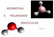 GEOMETRIA E POLARIDADE MOLECULAR - PMMG · geometria molecular. Essa situação confere a molécula maior estabilidade estrutural. Conclui-se então que a geometria é função dos