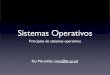 Sistemas Operativos - web.fe.up.pt rma/SOPE/at/T02_03.pdf · PDF fileAgenda • objectivos de um computador • objectivos de um sistema operativo • evolução dos sistemas operativos