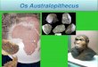 Os Australopithecus - arqueologia2014.weebly.comarqueologia2014.weebly.com/uploads/3/7/2/3/37232577/5_os... · fossil de Sahelanthropus tchadensis Os Australopithecus são os mais