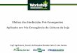 Efeitos dos Herbicidas Pré-Emergentes Aplicado em Pós ...fundacaoba.com.br/.../2018/07/efeitos-dos-herbicidas-pr-emergentes.pdf · Tratamento 8 (Clorimuron) só apresentou um pequeno
