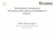 “BIOENERGY: ADVANCED TECHNOLOGIES AND … APRESENTAÇAO 01... · • A utilização de pellets como energia renovável para aquecimento residencial e na geração termoelétrica