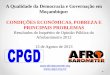 A Qualidade da Democracia e Governação em Moçambique ...afrobarometer.org/sites/default/files/media-briefing/mozambique/... · • O AB é uma rede independente, não partidária