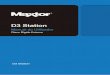 Maxtor D3 Station User Manual-PT E01 19 12 2015 · O Guia de Instalação Rápida explica os componentes do produto e dá instruções simples e precisas de como instalar ... Leia-me