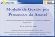 Modelo de Gestão por Processos da Anatel - sgc.goias.gov.br · Agência, a partir das informações mensuradas. Com a função de ... organizacionais, a partir do redesenho dos processos