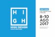 POST SHOW - HIGH DESIGN EXPO · A conferência e exposição de sustentabilidade na arquitetura e construção conta com palestras e sessões educacionais de altíssimo nível, com