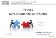 TC 045 Gerenciamento de Projetos - dcc.ufpr.br · declaração do escopo do projeto atual aprovada . UNIVERSIDADE FEDERAL DO PARANÁ Departamento de Construção Civil Modelos de