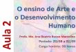 O ensino de Arte e o Desenvolvimento Humano Aula 2ead.bauru.sp.gov.br/efront/www/content/lessons/78/6 - Slides aula 2... · vertente teórica para a Psicologia do Desenvolvimento,