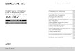 Câmara Digital de Objectivas intercambiáveis - Sony UK · 4-420-745-51(1)SLT-A37 ©2012 Sony Corporation Câmara Digital de Objectivas intercambiáveis Manual da α Montagem tipo