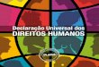 Declaração Universal dos DIREITOS HUMANOS - cese.org.br · A CESE foi fundada a 13 de junho de 1973, em Salvador, na Bahia, com a participação da Igreja Católica Apos-tólica