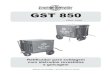 manual gst 850 - Eutectic Castolin · aumenta até 100% a medida que a corrente de ... Para a alimentação elétrica de um retificador GST 850, o usuário pode usar o cabo de entrada