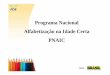 Programa Nacional Alfabetização na Idade Certa PNAICsemed-novo.semedjaperi.rj.gov.br/Admin_documentos/PNAIC.pdf · • Formação continuada, presencial, para os Professores Alfabetizadores,