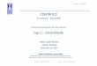 Cap5 - Estabilidade - Técnico Lisboa · Capítulo 5‐Estabilidade Estabilidade BIBO • Como estudara estabilidadeBIBO dossistemas – Determinar a localização dos pólos •