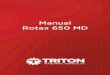 Manual Rotax 650 MD - tritonmaquinas.com.br · manual de instruções e, mantenha-o em condições de ... Não ligar a tomada de potência como implemento na posição de repouso;