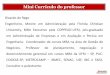 Mini Currículo do professor - legale.com.br · bilateral, com o objetivo de se chegar a uma decisão conjunta 
