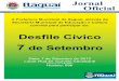 Desfile Cívico - Portal da Prefeitura Municipal de Itaguaí · Jornal Oficial Ano 6 / N.º 306 Distribuição Gratuita 30 DE AGOSTO DE 2013 A Prefeitura Municipal de Itaguaí, através