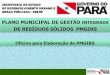 DE RESÍDUOS SÓLIDOS PMGIRS - SEDOP | Secretaria de ... · para os serviços públicos de limpeza urbana e manejo de ... corrosividade, toxidade, apresentando risco à saúde pública