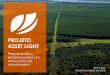 PROJETO ASSET LIGHT - ri.fibria.com.br · uma estratégia focada na geração de valor ... Cadeia Logística Formação de Base Florestal ... • Construção de um dos melhores Balanços