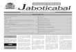 ANO V, EDIÇÃO Nº 212, SEXTA-FEIRA, 27 DE SETEMBRO DE … · 2 Jaboticabal, 27 de Setembro de 2013 Imprensa Oficial do Município de Jaboticabal Criado pela Lei nº 3.860, de 02