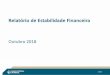 Relatório de Estabilidade Financeira - bcb.gov.br · estabilidade financeira no Brasil, com foco nos principais riscos, nas medidas que estão sendo adotadas para mitigá-los e na