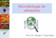 Samonella sp. Microbiologia de - edisciplinas.usp.br · Microbiologia de alimentos. Fontes de contaminação Solo e água, Plantas –patógenos fitopatogênicos, Utensílios, 