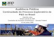Continuidade do Processo Exploratório de P&G no Brasil · Curva de Dependência Externa. Dependência Externa = Importação Líquida de Petróleo e Derivados / Consumo Aparente