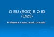 O EU (EGO) E O ID (1923) · que mais tarde o Id venha a fazer nos objetos -, absorve a libido desses investimentos e enlaça à modificação que, por meio de identificação, ele